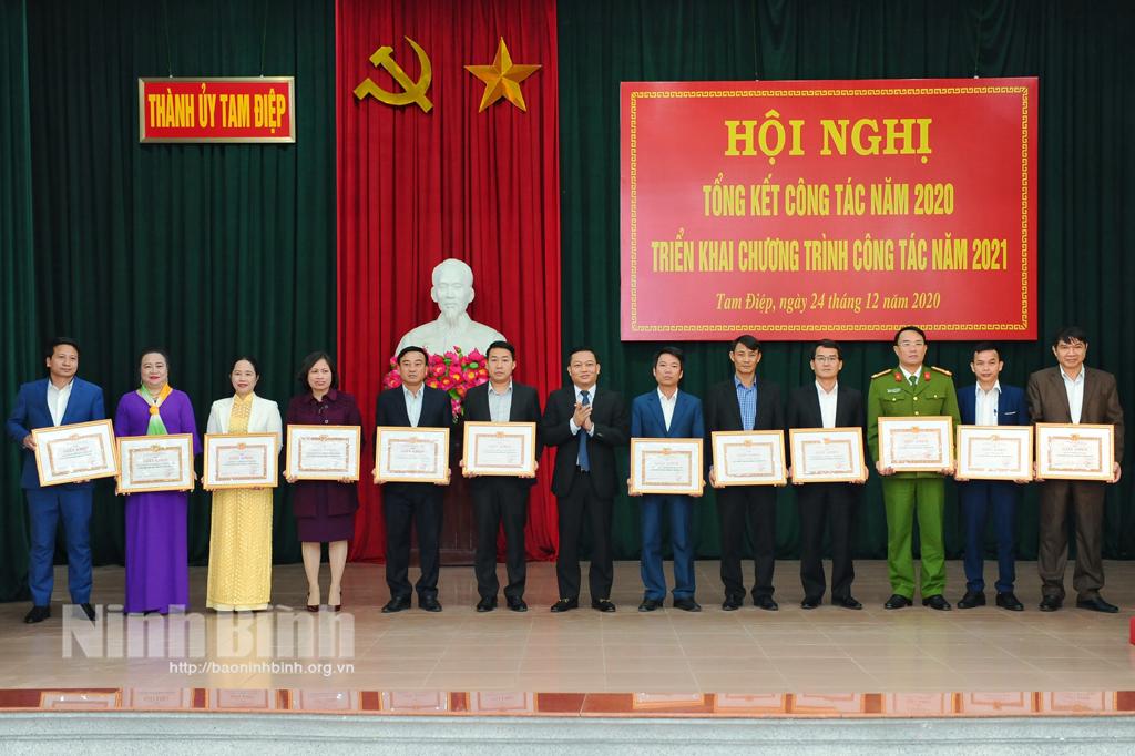 Thành ủy Tam Điệp triển khai chương trình công tác năm 2021