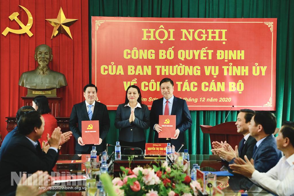 Công bố các Quyết định về công tác cán bộ