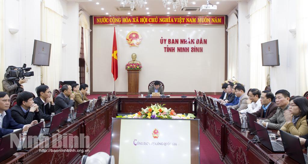 Hội nghị trực tuyến sơ kết 1 năm vận hành Cổng Dịch vụ công Quốc gia