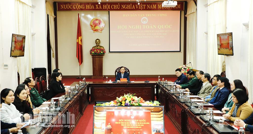 Tổng kết công tác dân vận nhiệm kỳ Đại hội XII của Đảng