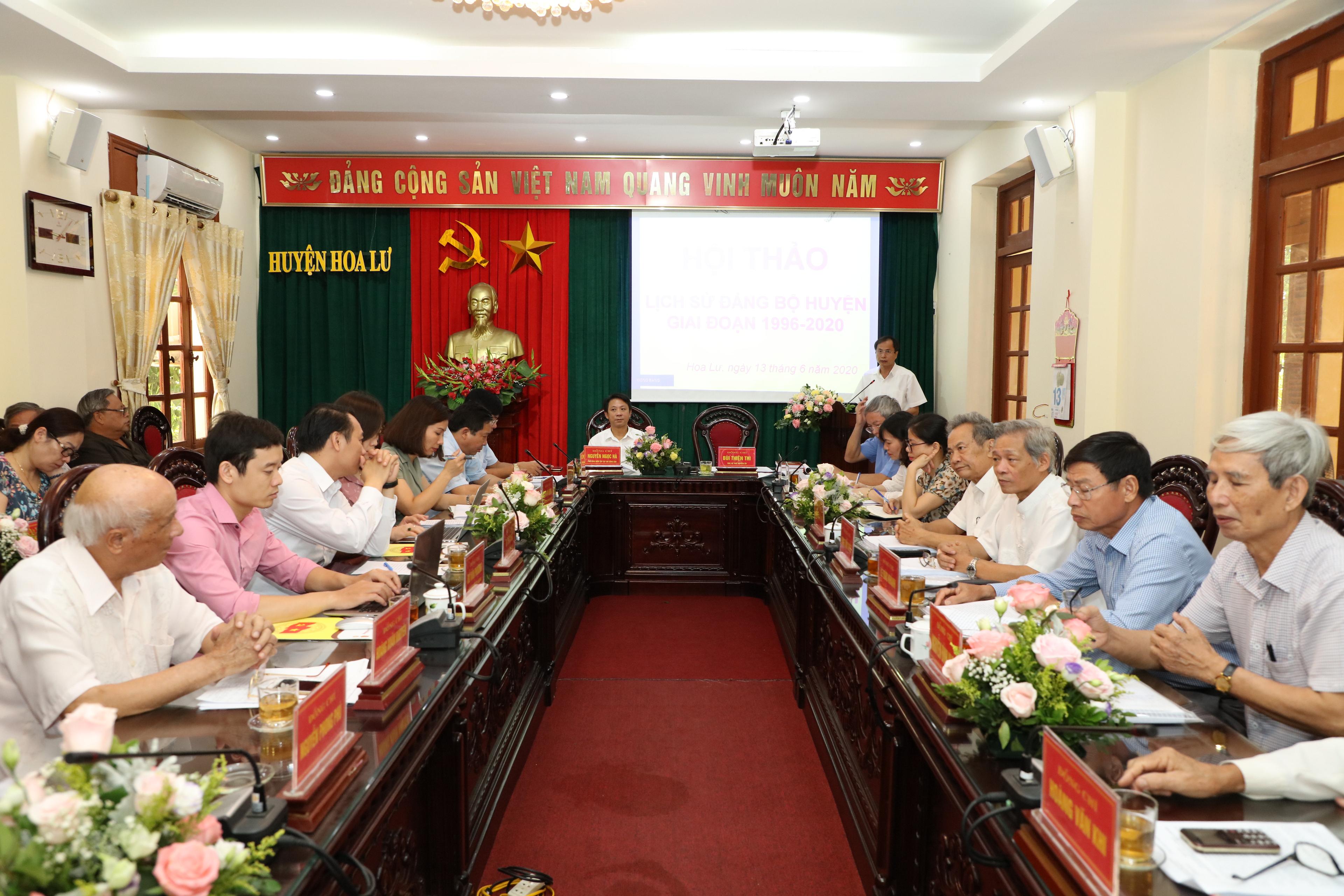 Huyện ủy Hoa Lư: Tổng kết công tác đại hội đảng cấp cơ sở