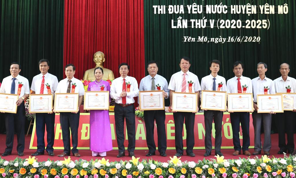 Đại hội thi đua yêu nước huyện Yên Mô lần thứ V, giai đoạn 2020-2025