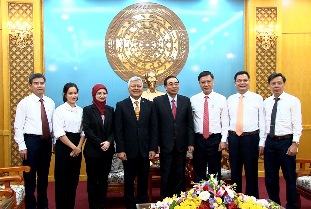 Đồng chí Chủ tịch UBND tỉnh tiếp Đại sứ đặc mệnh toàn quyền nước Cộng hòa Indonesia
