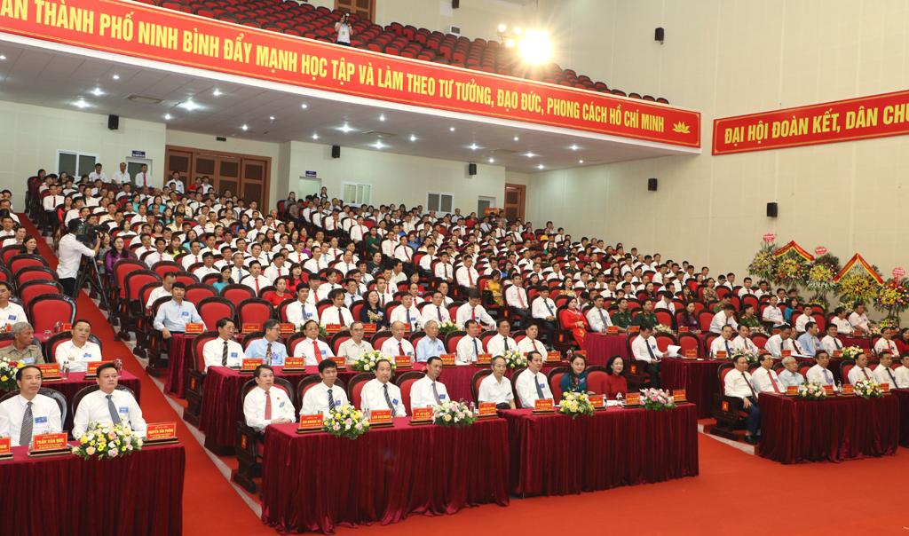 Khai mạc Đại hội đại biểu Đảng bộ thành phố Ninh Bình lần thứ XX, nhiệm kỳ 2020-2025