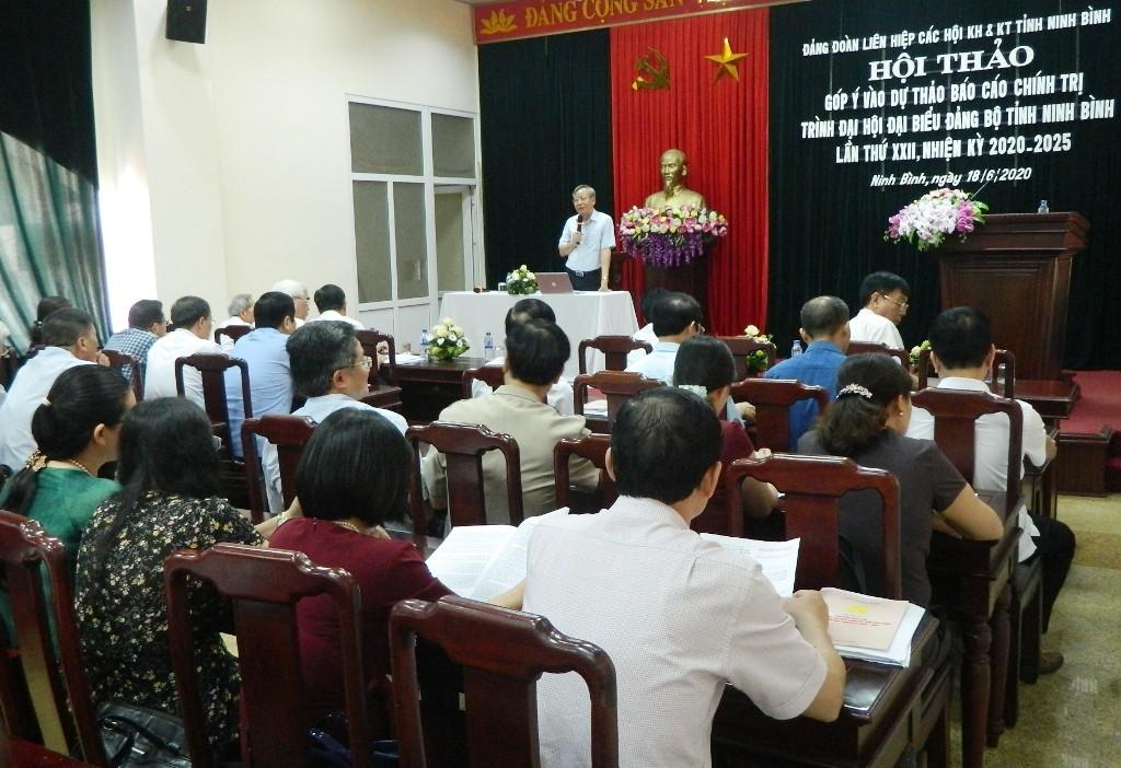 Liên hiệp các Hội KHKT góp ý kiến vào Dự thảo báo cáo chính trị trình Đại hội Đảng bộ tỉnh lần thứ XXII