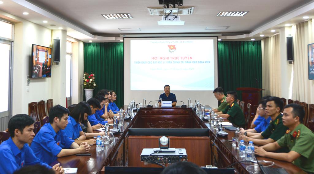 Hội nghị trực tuyến các bài học lý luận dành cho đoàn viên