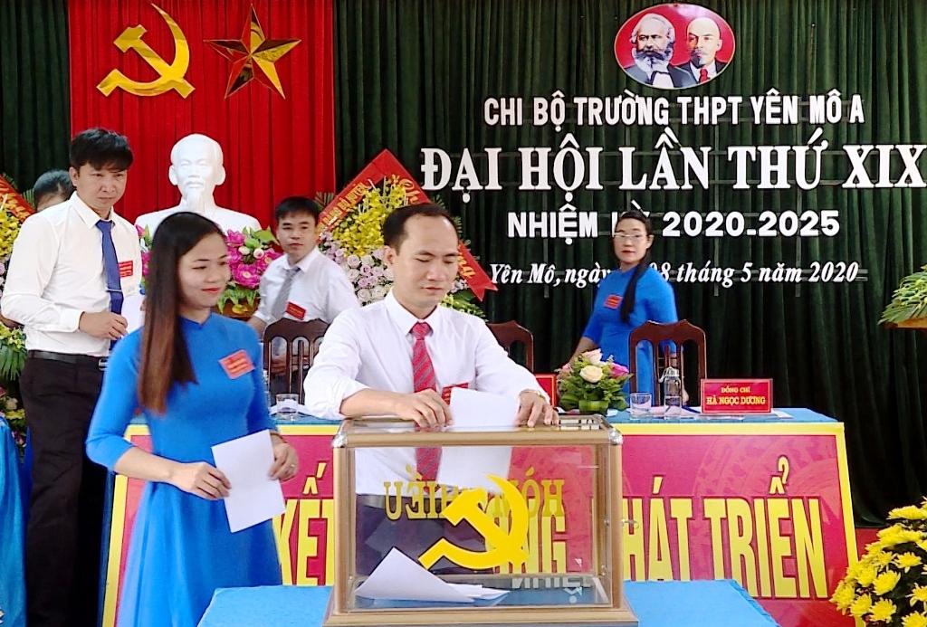 Yên Mô: Ghi nhận từ đại hội các đảng bộ, chi bộ trực thuộc