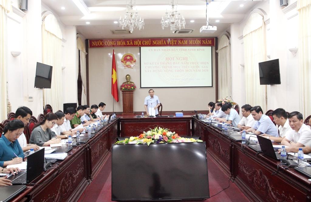 Sơ kết 6 tháng đầu năm thực hiện chương trình mục tiêu quốc gia xây dựng nông thôn mới