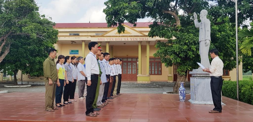 Đảng bộ xã Yên Thái, nêu cao trách nhiệm nêu gương của cán bộ, đảng viên