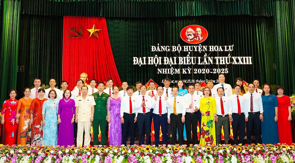 Đồng chí Bùi Thiện Thi được bầu giữ chức Bí thư Huyện ủy Hoa Lư khóa XXIII, nhiệm kỳ 2020- 2025