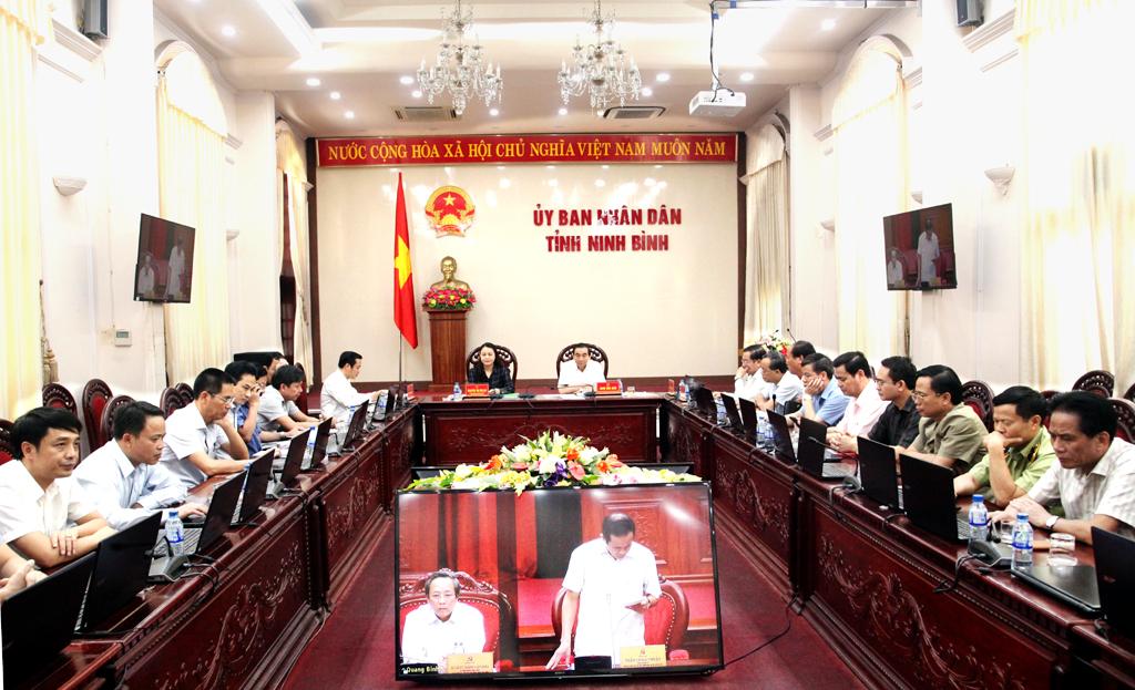 Chính phủ tổ chức hội nghị trực tuyến với các địa phương