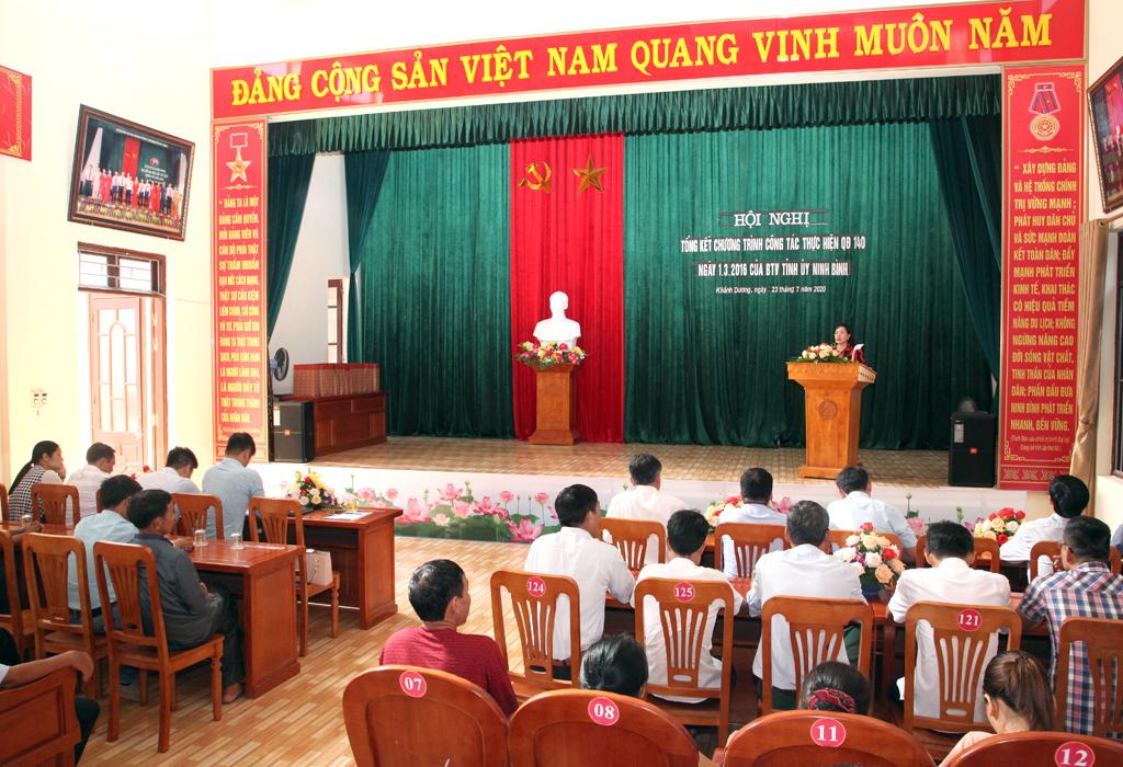 Liên minh HTX tỉnh tổng kết thực hiện Quyết định 140 của Ban Thường vụ Tỉnh ủy
