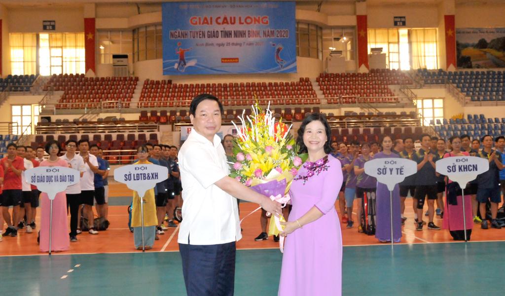 Tổ chức Giải Cầu lông ngành Tuyên giáo tỉnh Ninh Bình năm 2020