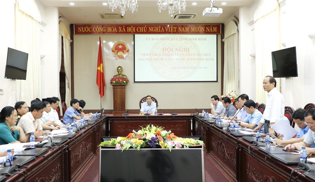 Ban Tổ chức Đại hội Thi đua yêu nước tỉnh Ninh Bình lần thứ V triển khai nhiệm vụ