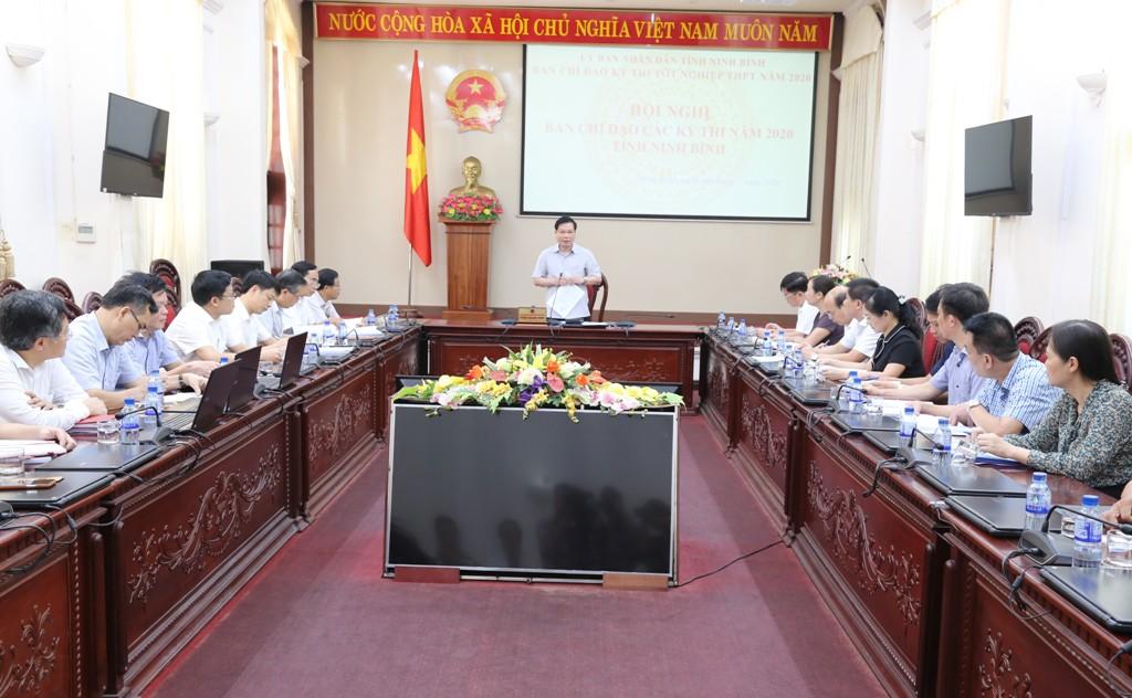 Hội nghị Ban chỉ đạo các kỳ thi năm 2020 tỉnh Ninh Bình
