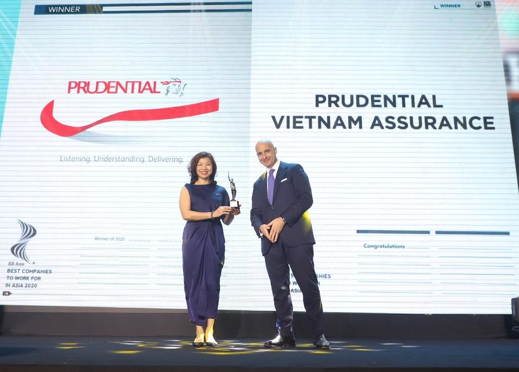 Prudential Việt Nam lần thứ 3 được vinh danh là nơi làm việc tốt nhất Châu Á tại HR ASIA AWARD 2020