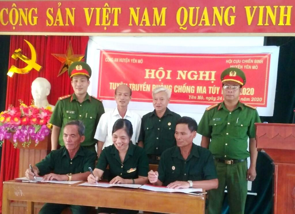 Yên Mô xây dựng địa bàn không có ma túy