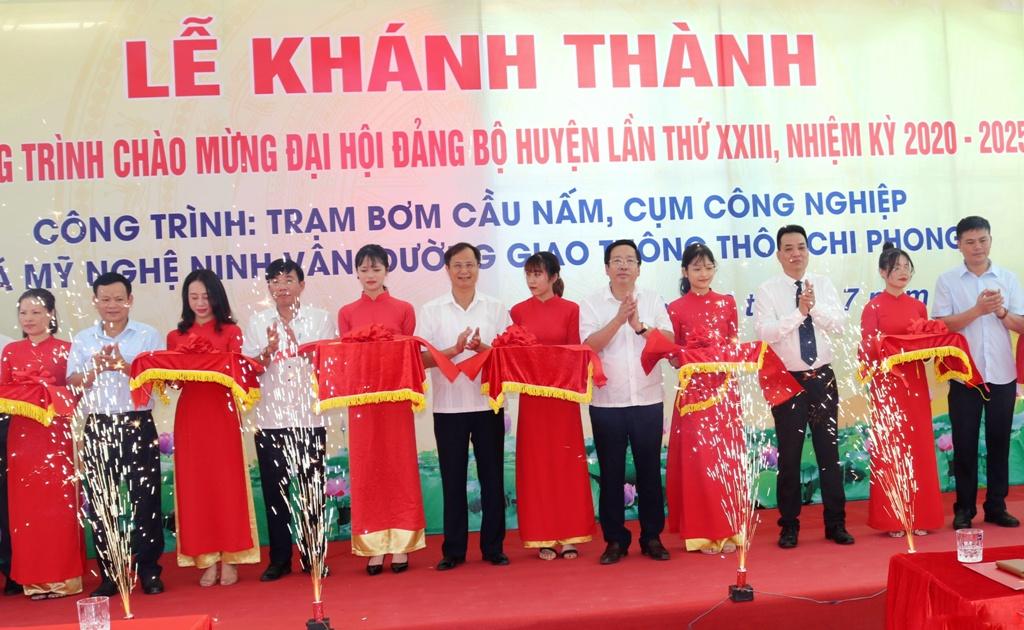 Hoa Lư: Khánh thành cụm công trình chào mừng Đại hội Đảng bộ huyện nhiệm kỳ 2020- 2025