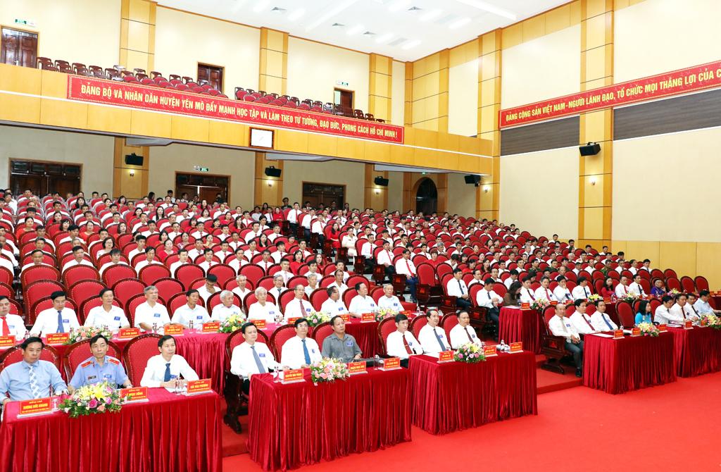 Khai mạc Đại hội đại biểu Đảng bộ huyện Yên Mô lần thứ XVIII, nhiệm kỳ 2020-2025