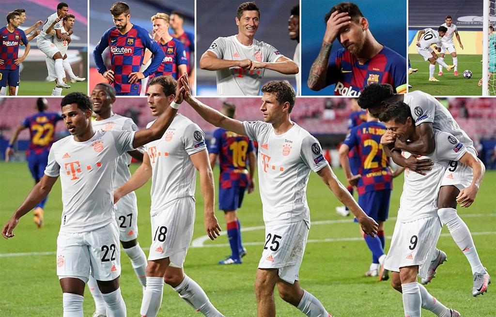 Hủy diệt Barcelona 8-2, Bayern Munich hiên ngang vào bán kết