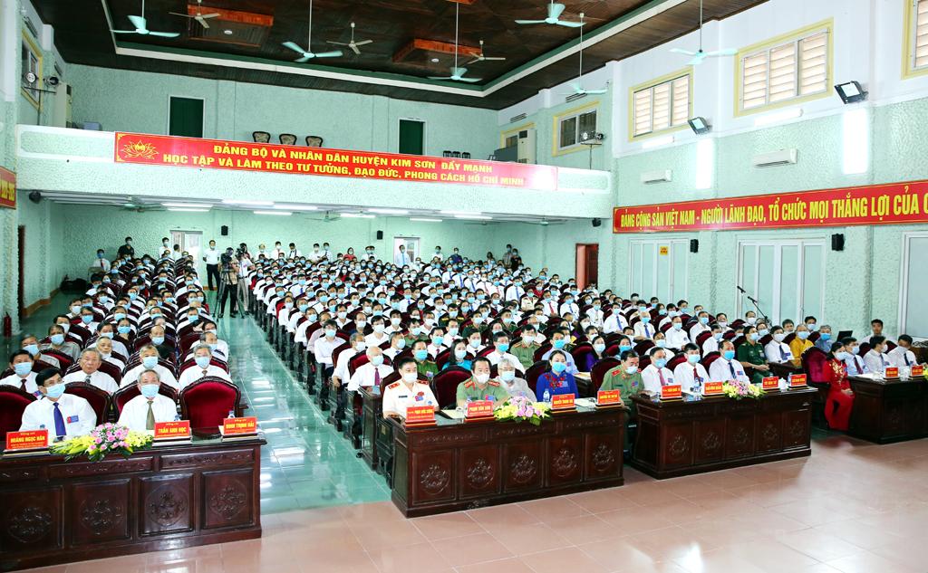 Khai mạc Đại hội đại biểu Đảng bộ huyện Kim Sơn lần thứ XXIV, nhiệm kỳ 2020-2025