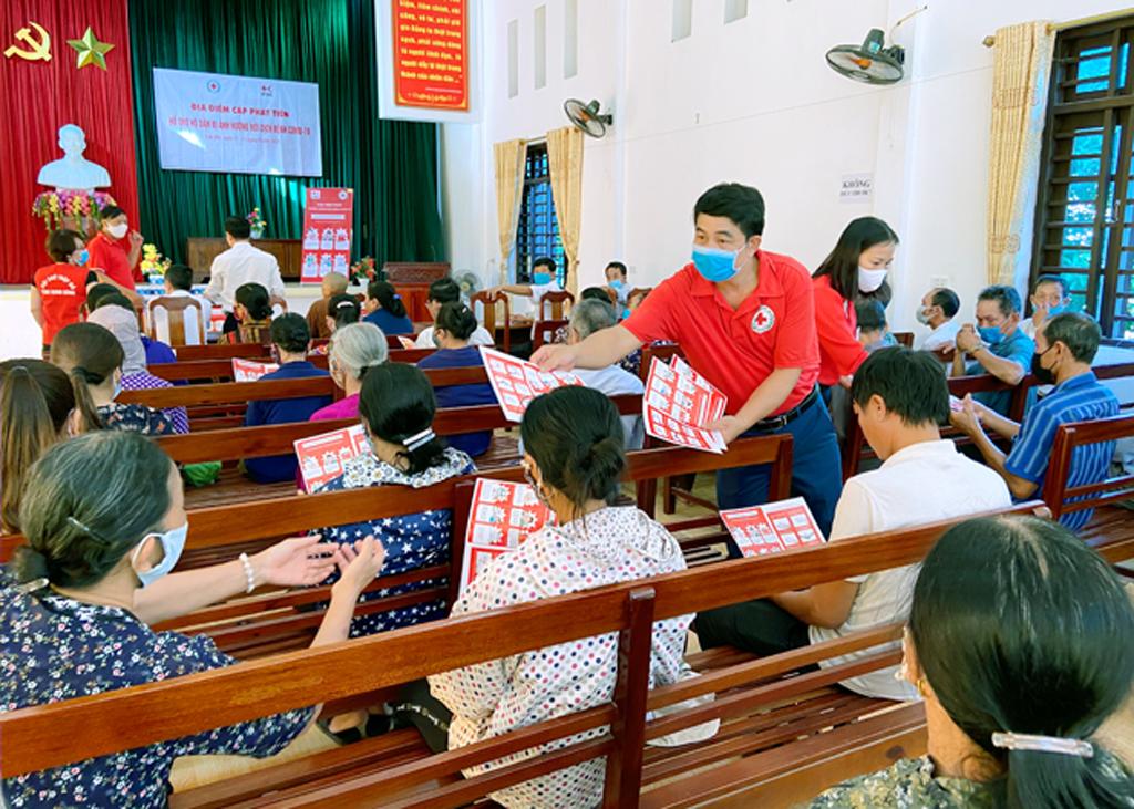 Hội Chữ thập đỏ tỉnh: Nhiều hoạt động thiết thực trong công tác phòng, chống dịch COVID-19