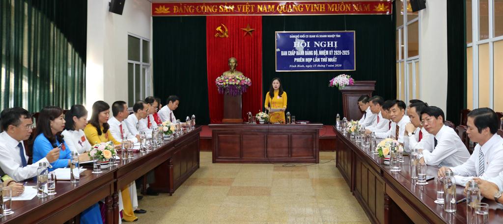 Quyết tâm thực hiện thắng lợi Nghị quyết Đại hội Đảng bộ Khối Cơ quan và Doanh nghiệp tỉnh