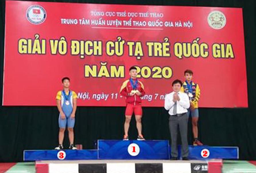 Cử tạ Ninh Bình giành 4 huy chương đồng giải vô địch cử tạ trẻ toàn quốc 2020