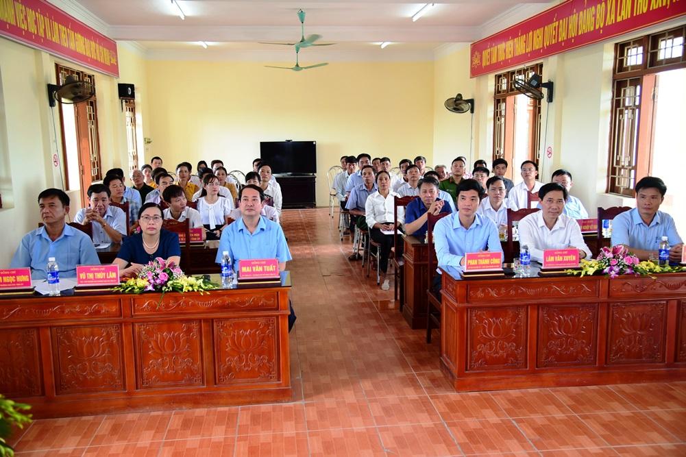 Tổng kết 4 năm thực hiện Quyết định số 140 của Ban Thường vụ Tỉnh ủy tại xã Khánh Hồng