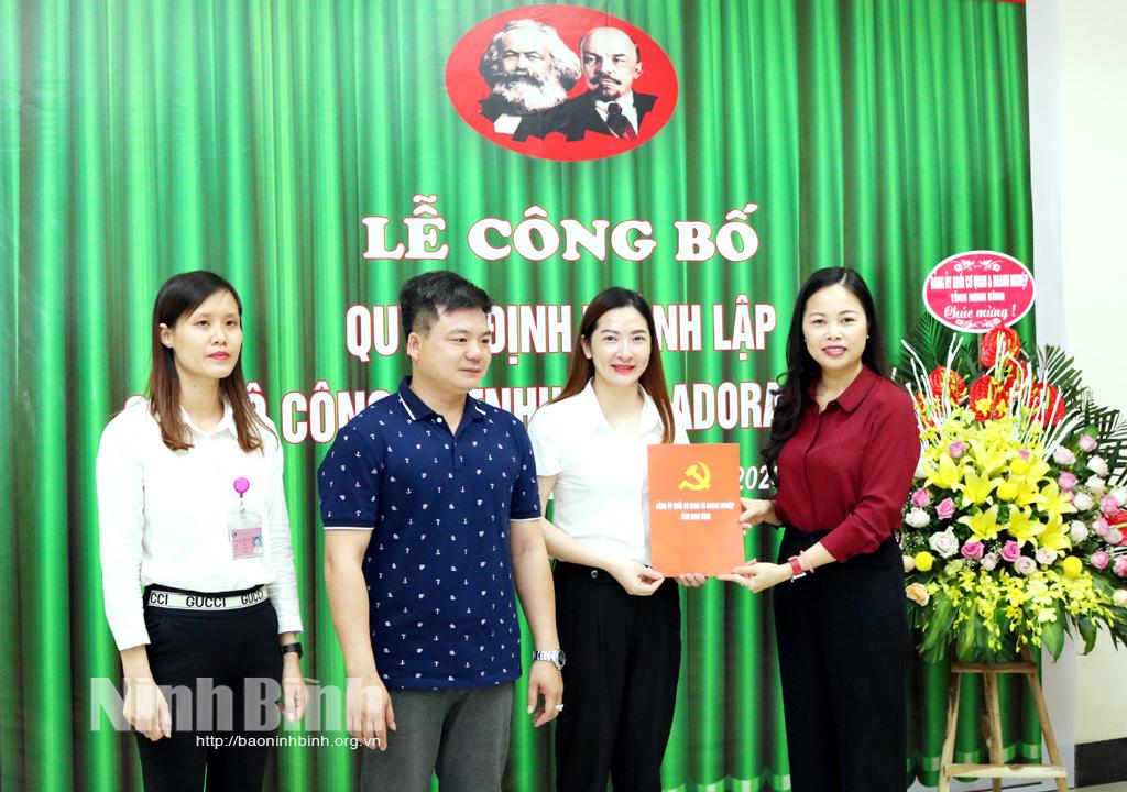 Đảng ủy Khối Cơ quan và Doanh nghiệp tỉnh: Quan tâm phát triển tổ chức đảng, đoàn thể trong doanh nghiệp ngoài Nhà nước