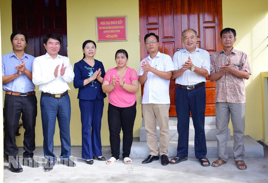 Khánh thành 4 nhà "Đại đoàn kết" tại huyện Yên Khánh