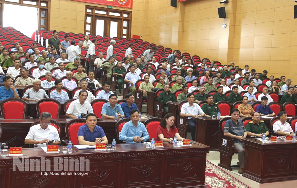 Đối thoại với cán bộ Hội Cựu chiến binh các cấp huyện Gia Viễn