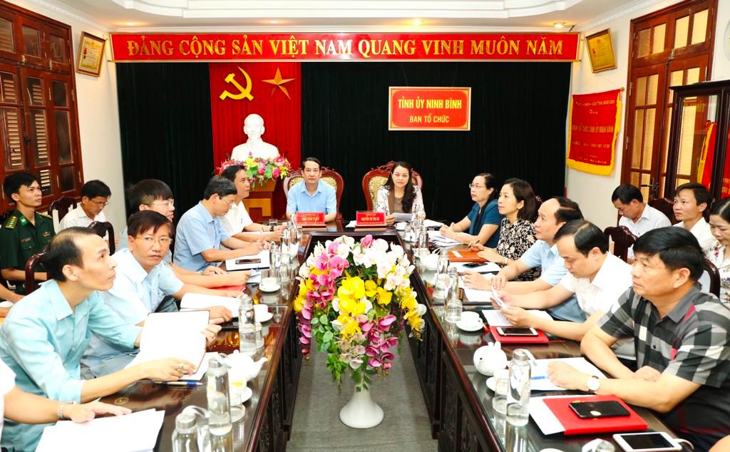 Giao ban trực tuyến toàn quốc ngành Tổ chức xây dựng Đảng