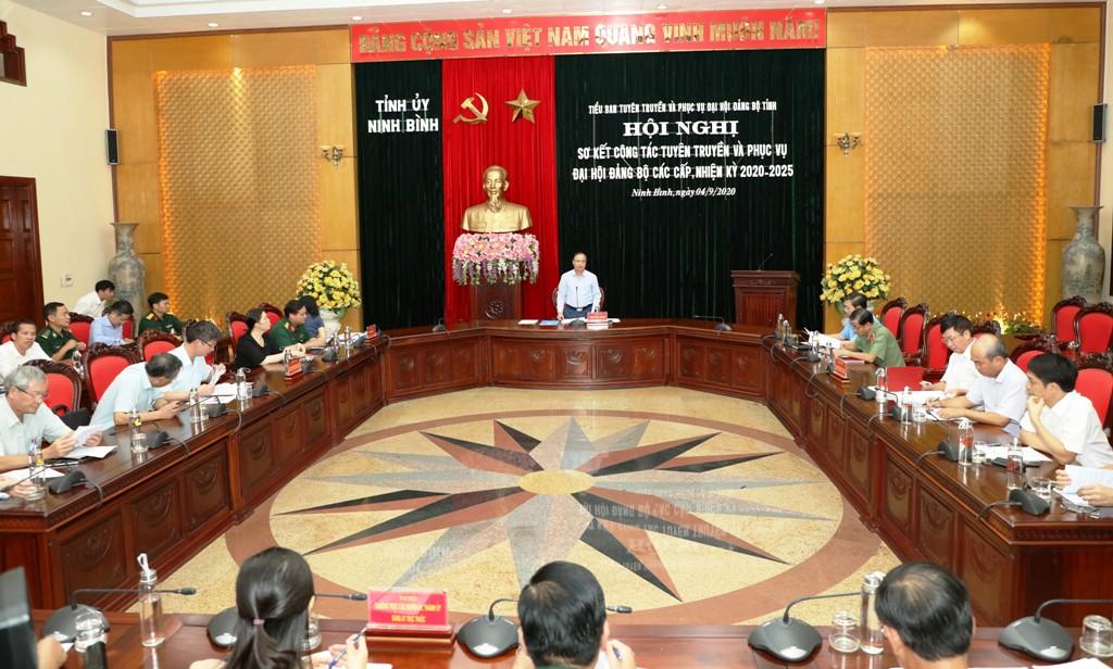 Sơ kết công tác tuyên truyền đại hội đảng bộ các cấp