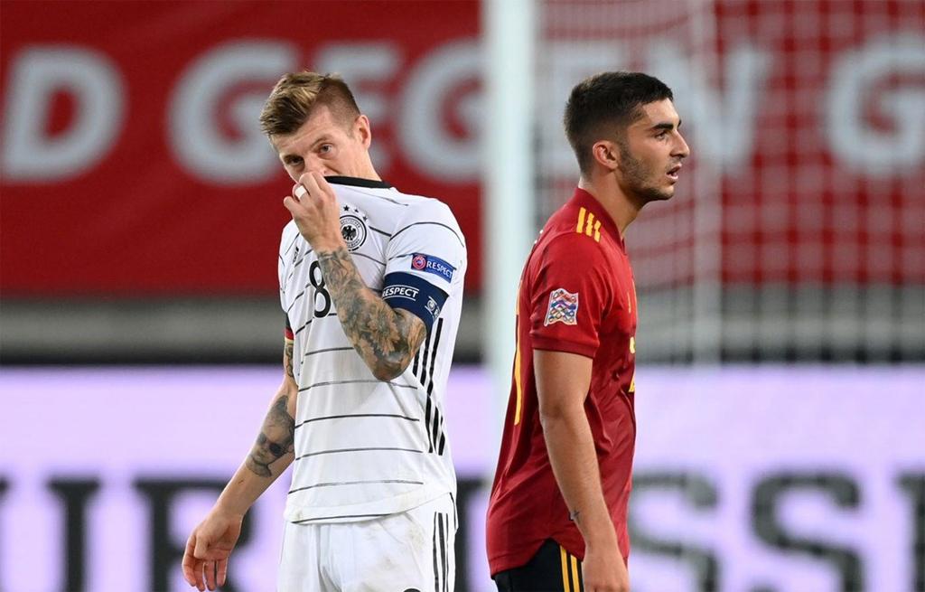 Kết quả Nations League: Đức-Tây Ban Nha bất phân thắng bại