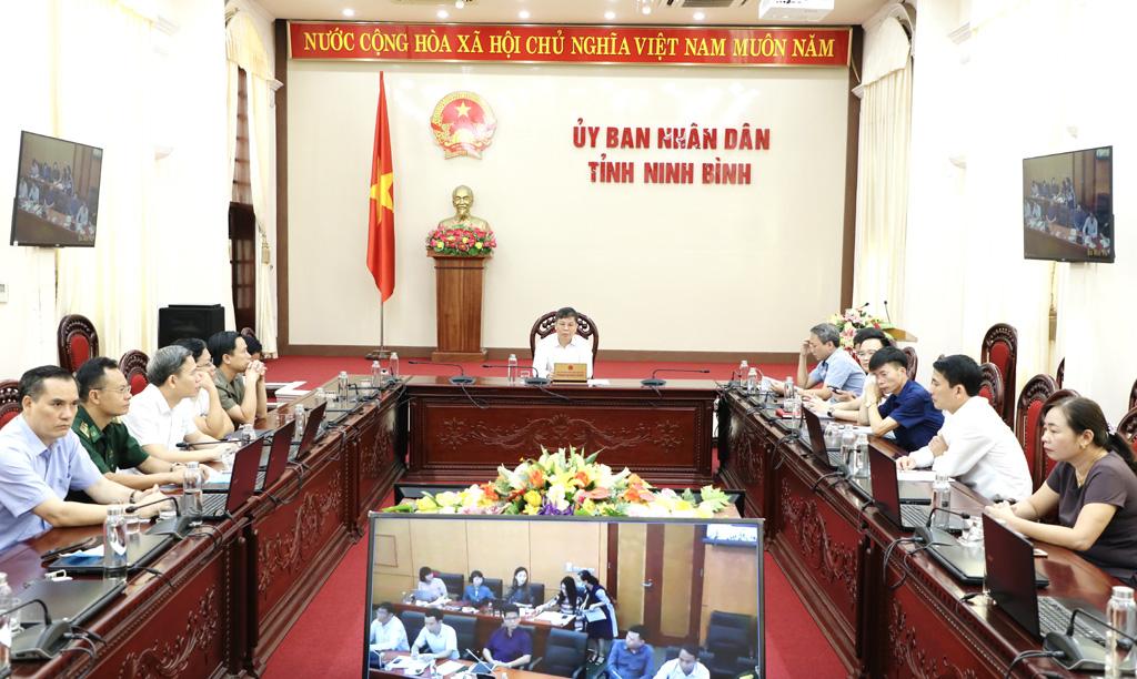 Hội nghị giao ban trực tuyến công tác thực hiện sắp xếp đơn vị hành chính cấp huyện, xã