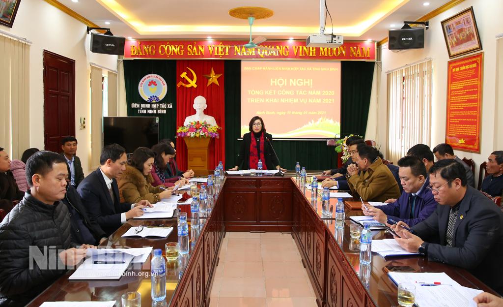 Liên minh HTX tỉnh triển khai nhiệm vụ năm 2021