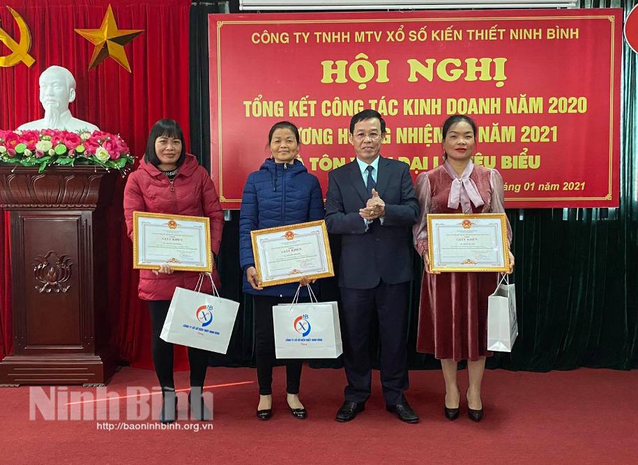 Công ty TNHH MTV Xổ số kiến thiết Ninh Bình phấn đấu năm 2021 đạt doanh thu 220 tỷ đồng