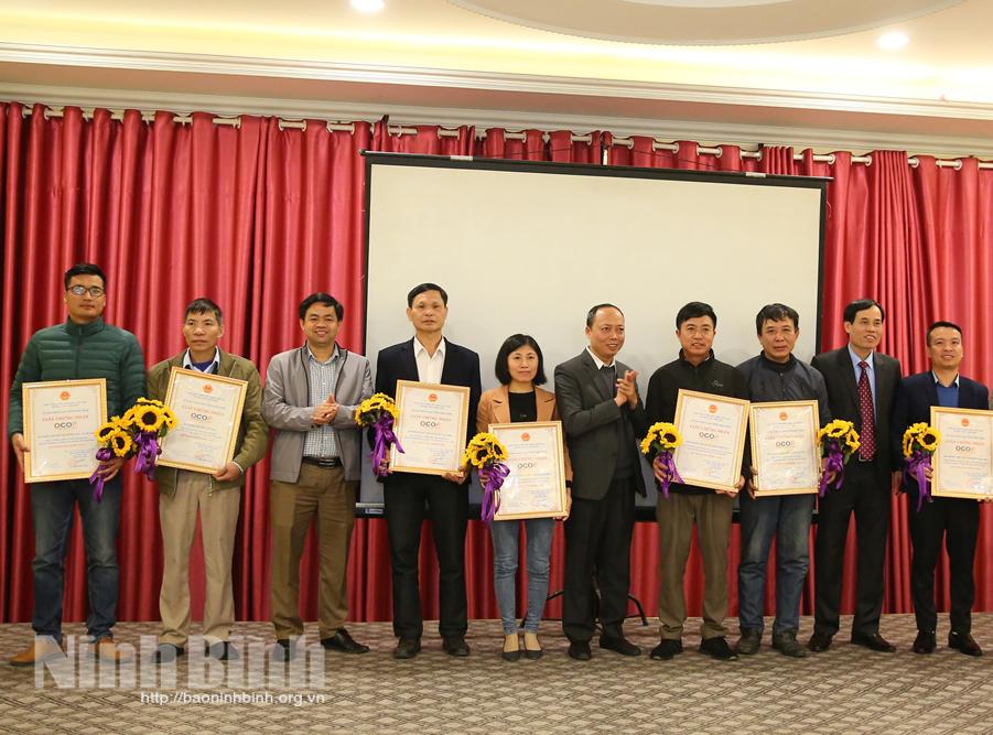 Ninh Bình cấp giấy chứng nhận xếp hạng sao cho 14 sản phẩm OCOP