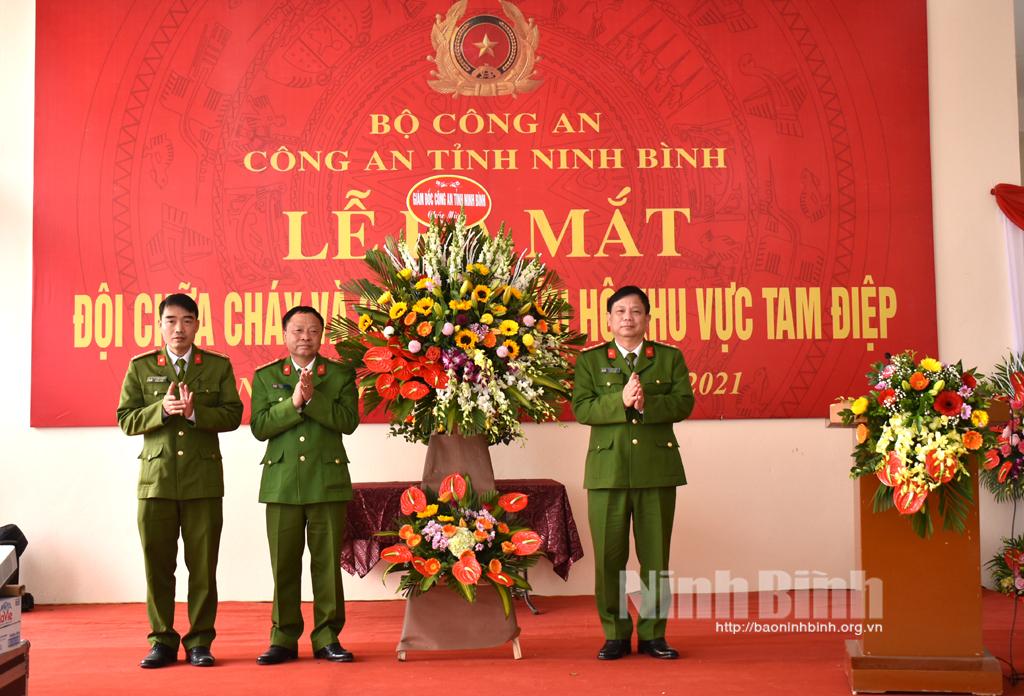 Ra mắt Đội chữa cháy và cứu nạn, cứu hộ khu vực Tam Điệp