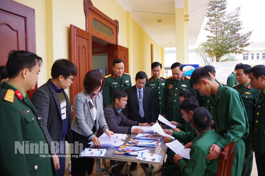 Gia Viễn đón nhận, tư vấn giới thiệu việc làm cho quân nhân xuất ngũ
