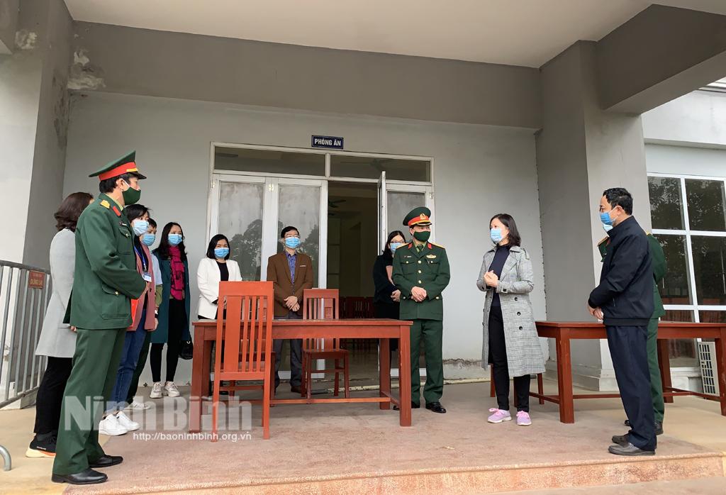 Sở Y tế kiểm tra công tác phòng chống dịch bệnh tại các cơ sở y tế và khu cách ly tập trung