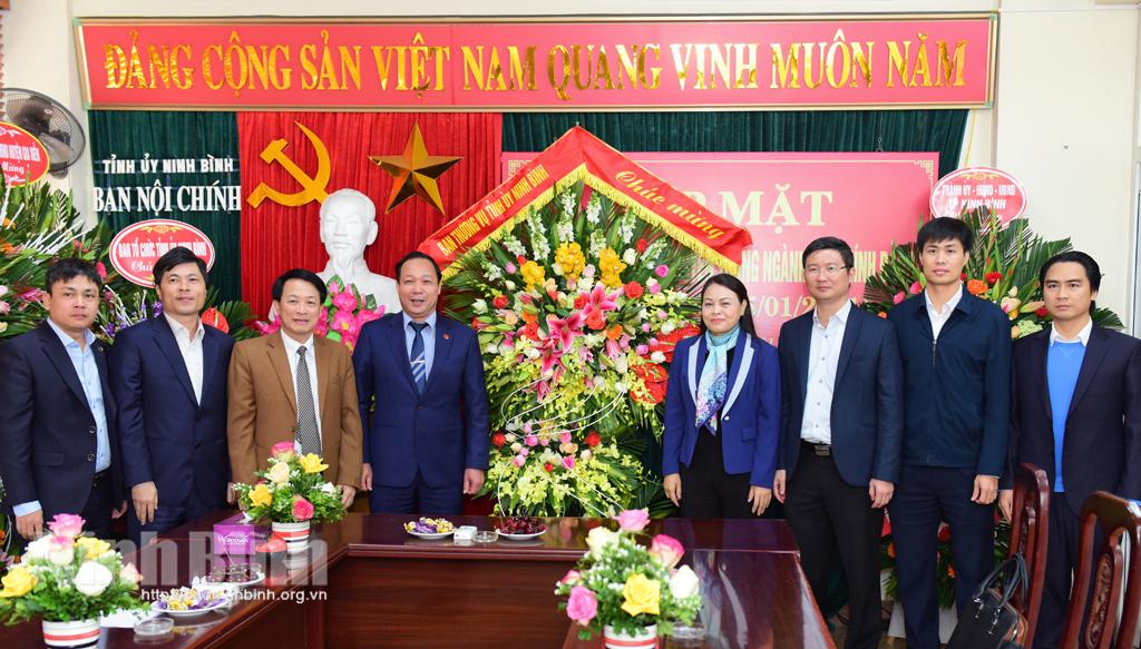 Đồng chí Bí thư Tỉnh ủy chúc mừng Ban Nội chính Tỉnh ủy nhân Ngày truyền thống