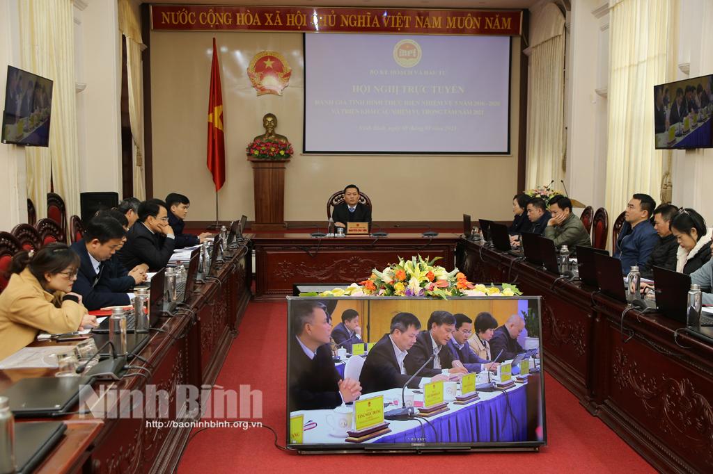 Bộ Kế hoạch và Đầu tư tổ chức hội nghị trực tuyến toàn quốc triển khai nhiệm vụ năm 2021
