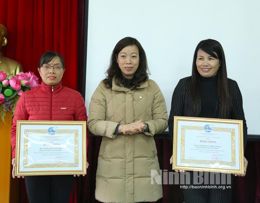 Hội LHPN huyện Yên Mô triển khai công tác Hội năm 2021