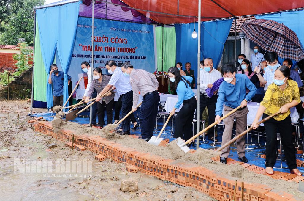 Khởi công xây dựng nhà "Mái ấm tình thương"