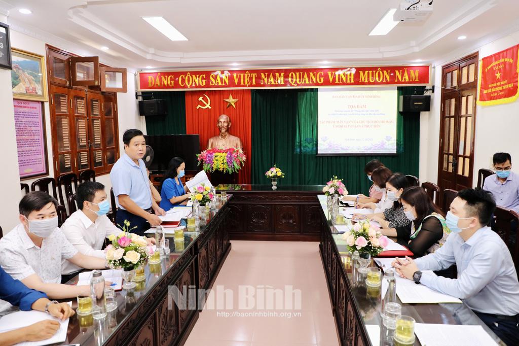 Tọa đàm tác phẩm "Dân vận" của Chủ tịch Hồ Chí Minh, ý nghĩa lý luận và thực tiễn