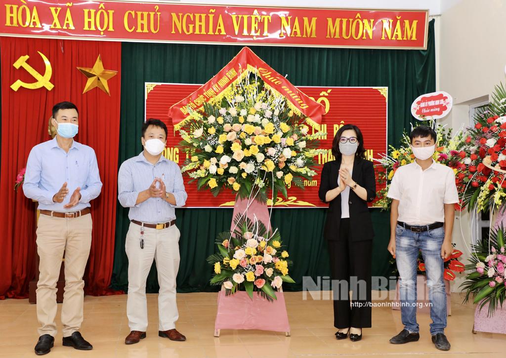 Công bố Quyết định thành lập Chi bộ Công ty TNHH Tư vấn xây dựng và thương mại Thanh Bình