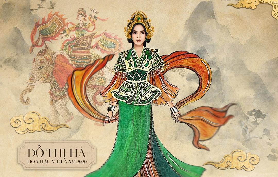 Hoa hậu Đỗ Hà mang hình ảnh nữ tướng Bà Triệu đến Miss World 2021