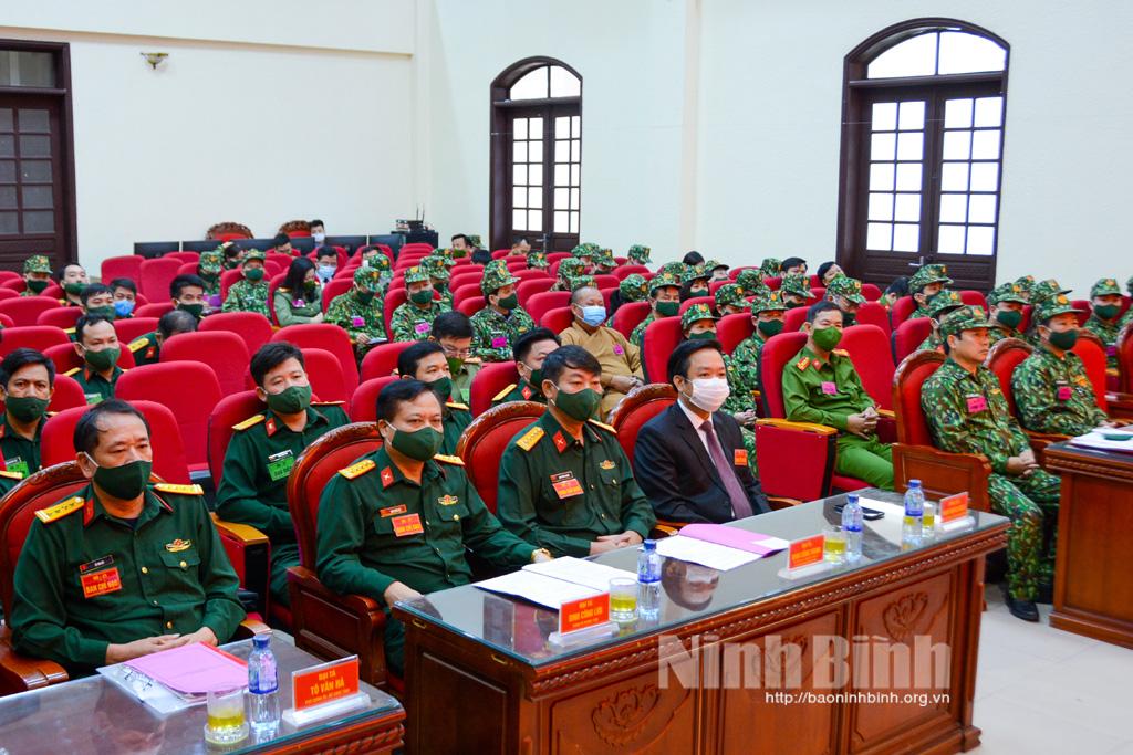 Thành phố Ninh Bình khai mạc diễn tập khu vực phòng thủ năm 2021